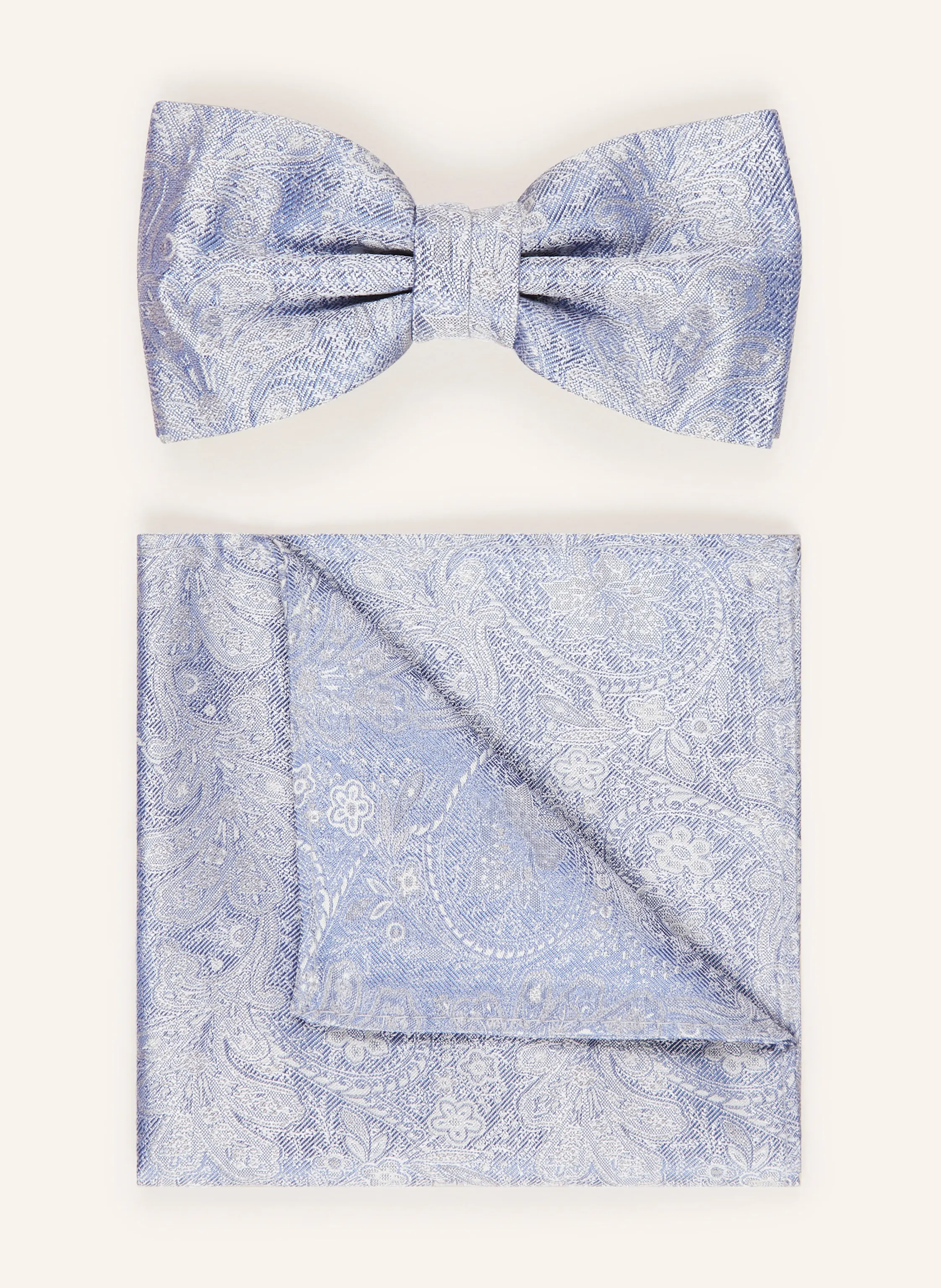 Prince BOWTIE Set: Fliege und Einstecktuch aus Seide
