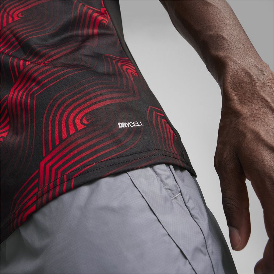 Milan AC T-shirt d'Entraînement Avant-Match - Noir/Rouge