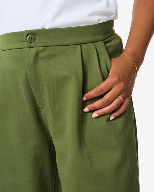 pantalon femme Devin vert foncé