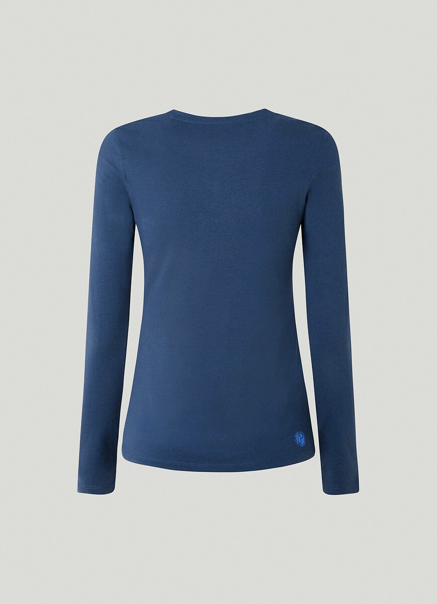 PEPE JEANS<br>Camiseta de manga comprida com logotipo