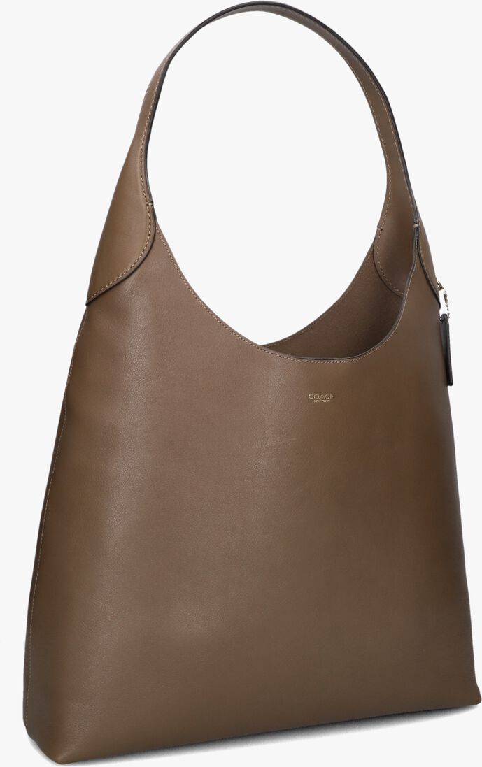 bruine coach schoudertas brooklyn shoulder bag 39