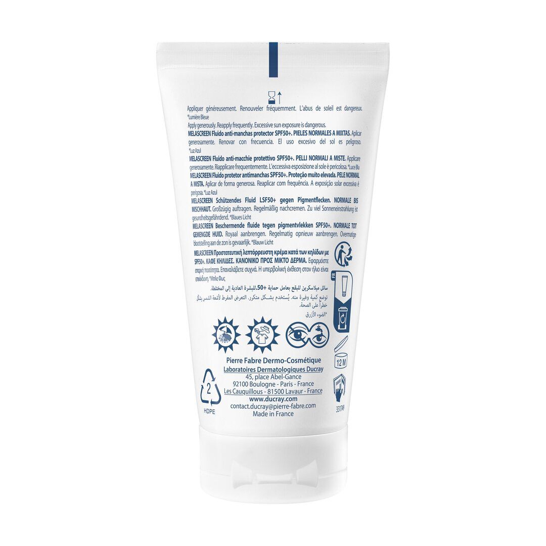 Ducray Melascreen Fluído Protetor Anti-Manchas SPF50+ 50ml - 50ml