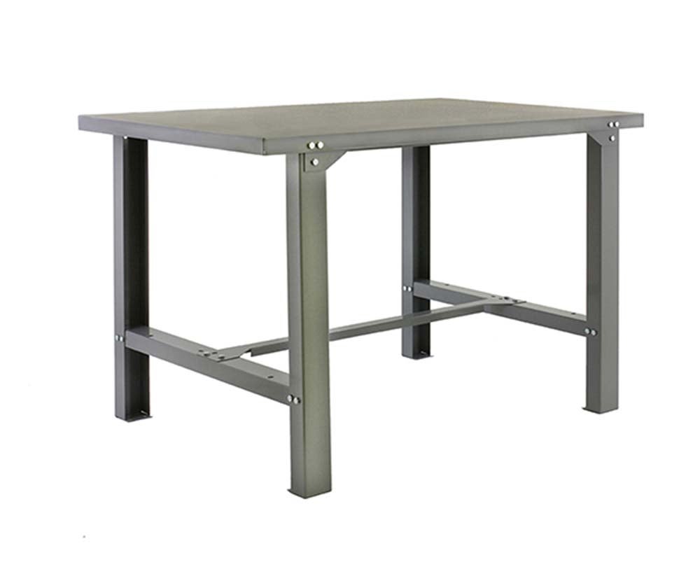 PROREGAL Buffalo Metalen Werkbank (H x B x D): 83 x 150 x 73 cm, Draagvermogen: 600 kg, Grijs