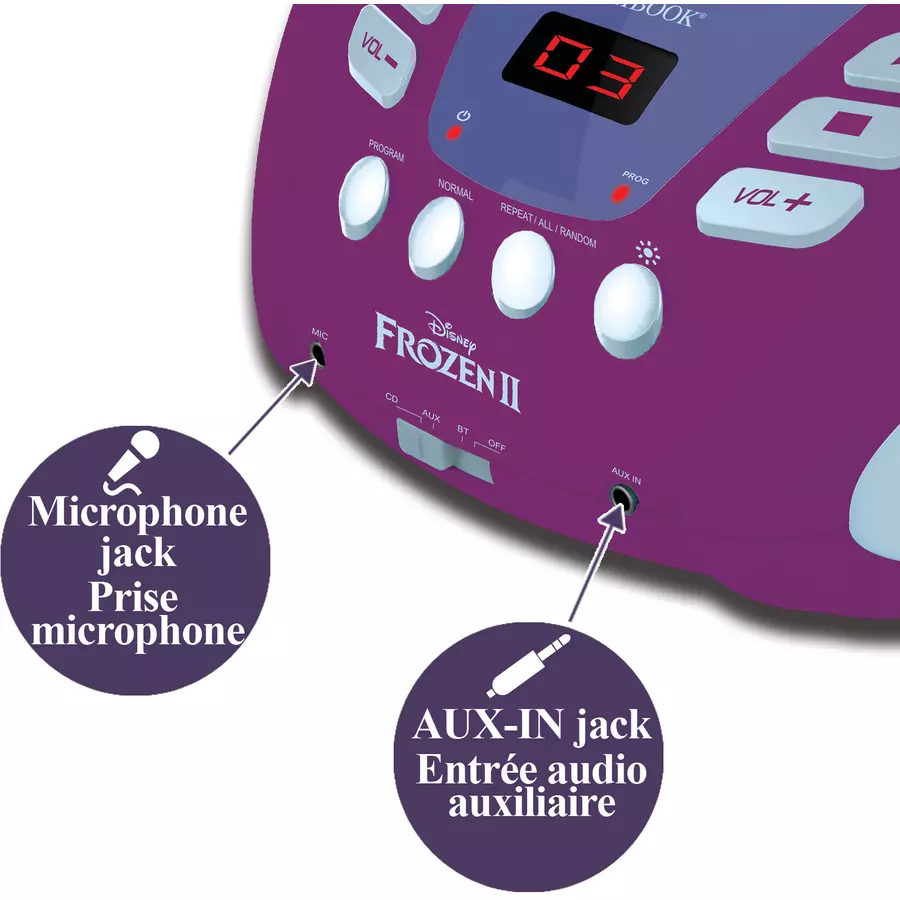 LEXIBOOK  Die Eisprinzessin Bluetooth CD-Player