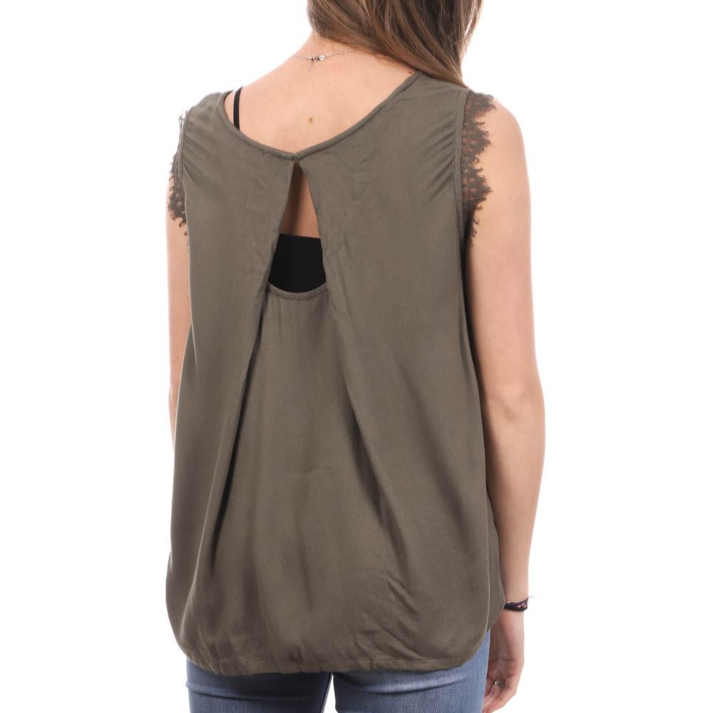 Teddy Smith Top Kaki Femme Teddy Smith Oriane
