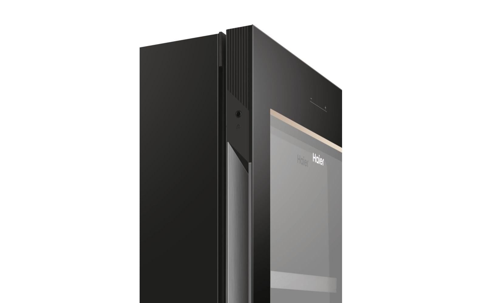 Weinklimaschrank HWS236GDGU1 Schwarz, Rechts, Wechselbar<br>Freistehender Weinkühlschrank