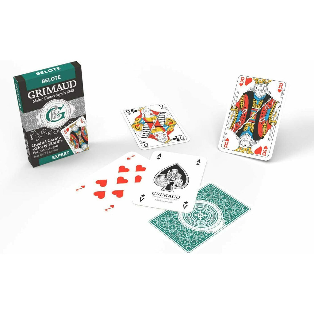 Jeu de 32 Cartes - Belote - Grimaud Expert
