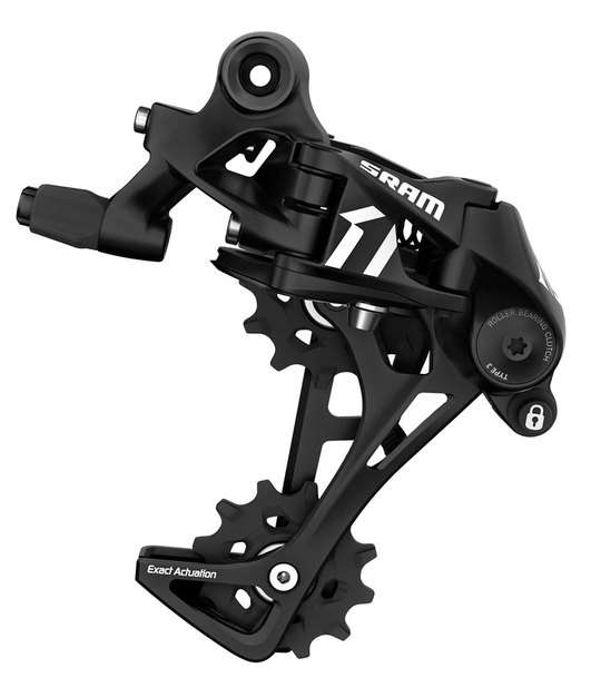 SRAM Apex1 Achterderailleur 11-speed Single Lange Kooi Aluminium Zwart