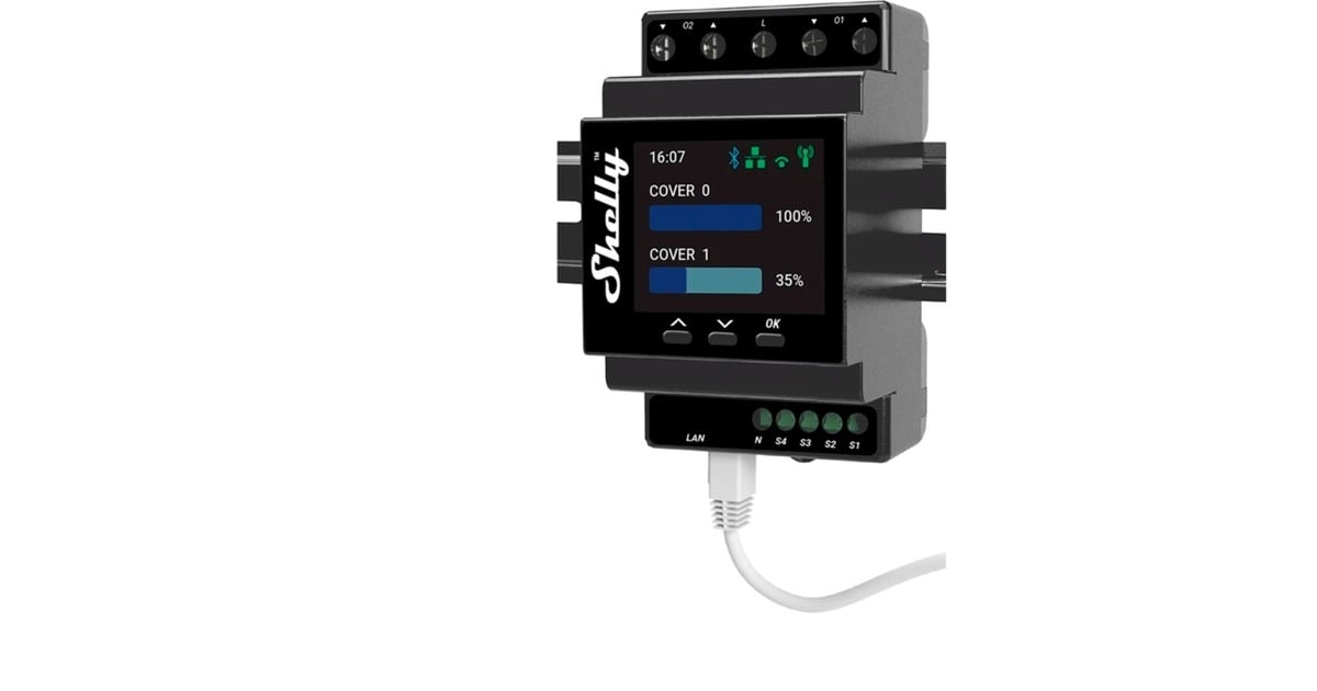 ShellyPro Dual Cover / Shutter PM relais