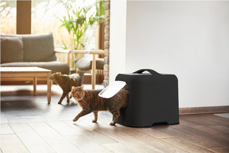 Rotho Mypet Kattenbak Biala 51 x 39.5 x 44.3 cm - Kattentoilet - Zwart