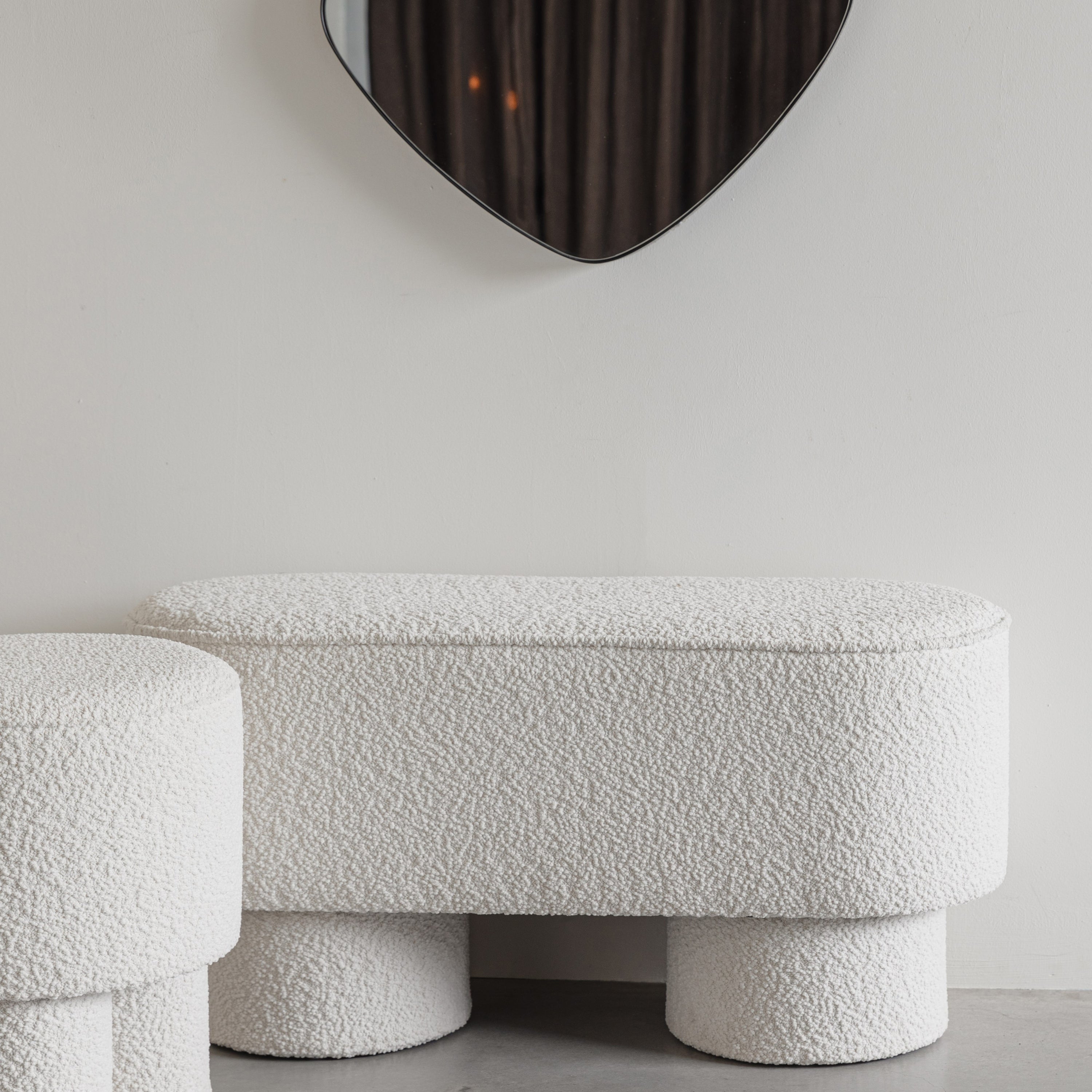 by fonQ Arc Bankje - B 93 cm - CrÃ¨me