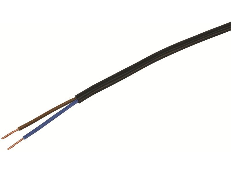 STEFFEN Installationskabel TD 2 x 0.75 mm², 100 m Schwarz Installationskabel