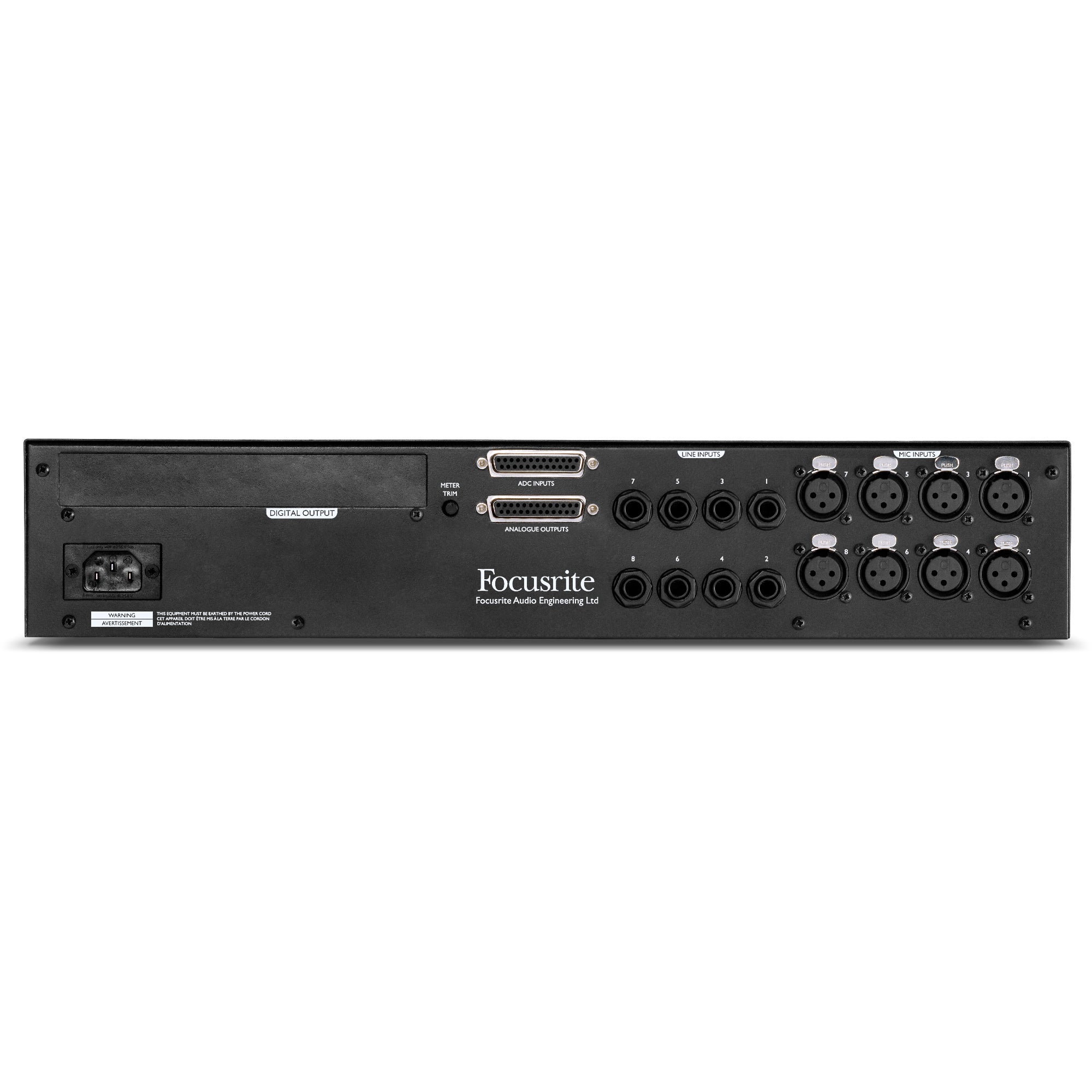 Focusrite 828 MkII Pro 8-kanaals microfoon voorversterker