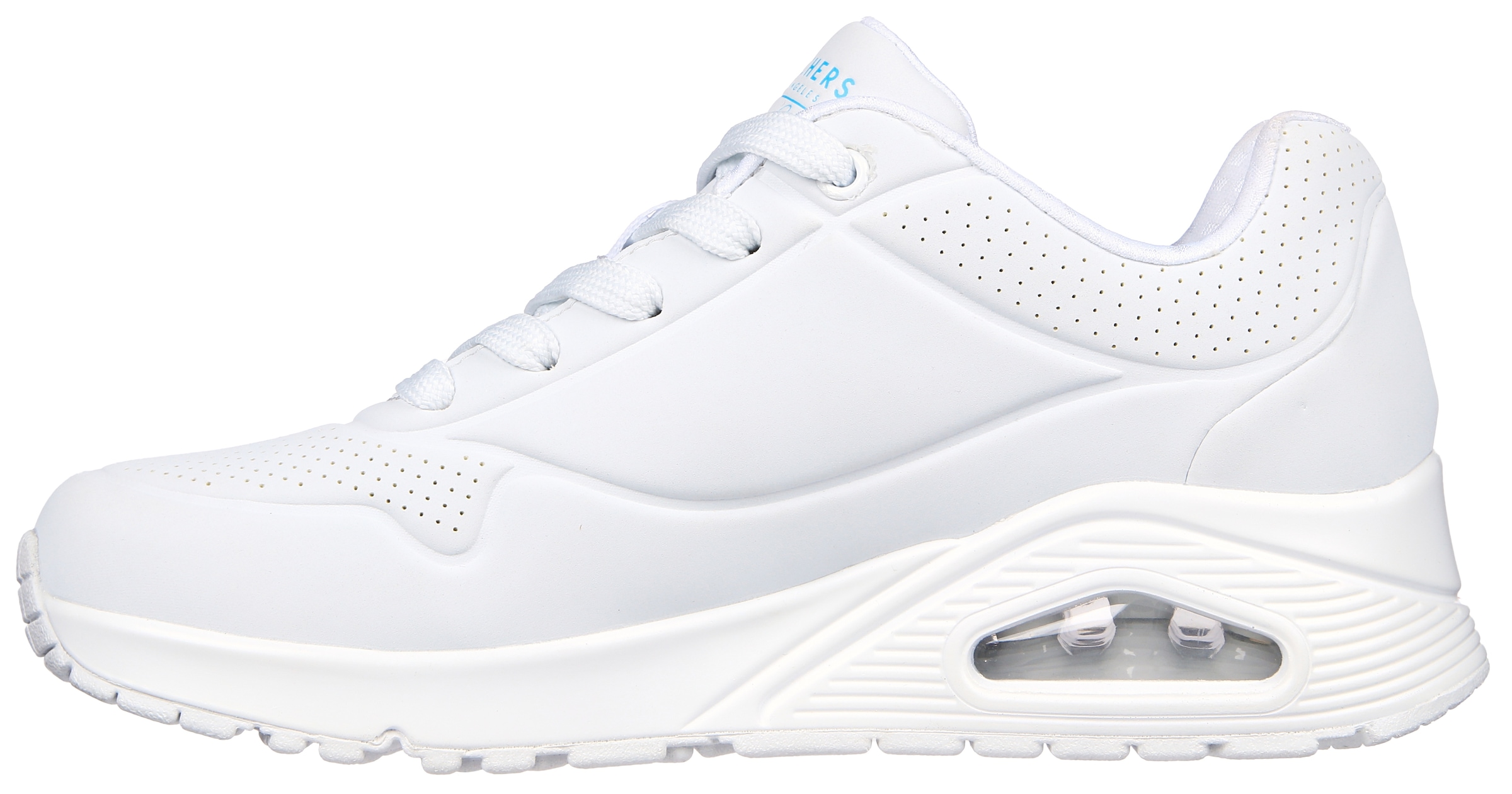 Skechers Sneaker »UNO - HIGHLIGHT LOVE«  , Freizeitschuh, Halbschuh, Schnürschuh mit Herzchen-Print