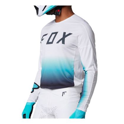 Maillot cross Fox 360 FGMNT 2024 - Blanc / Bleu