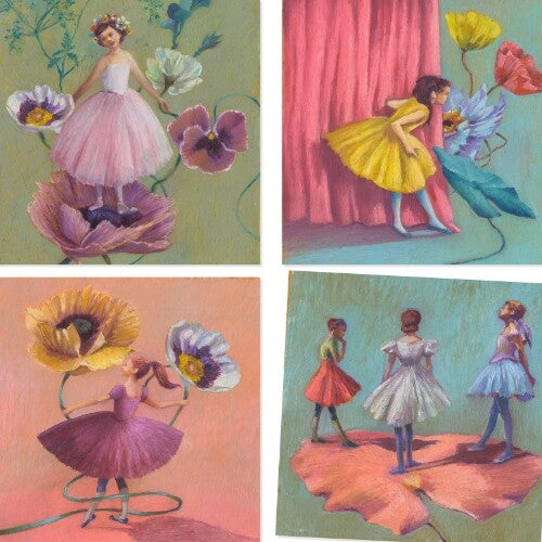 Djeco schilderen op kleur the ballerina – edgar degas