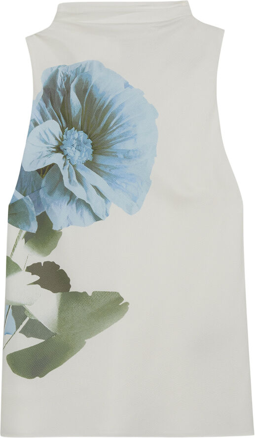 Ted Baker SETSUKO Cowl Neck Sleeveless Top White