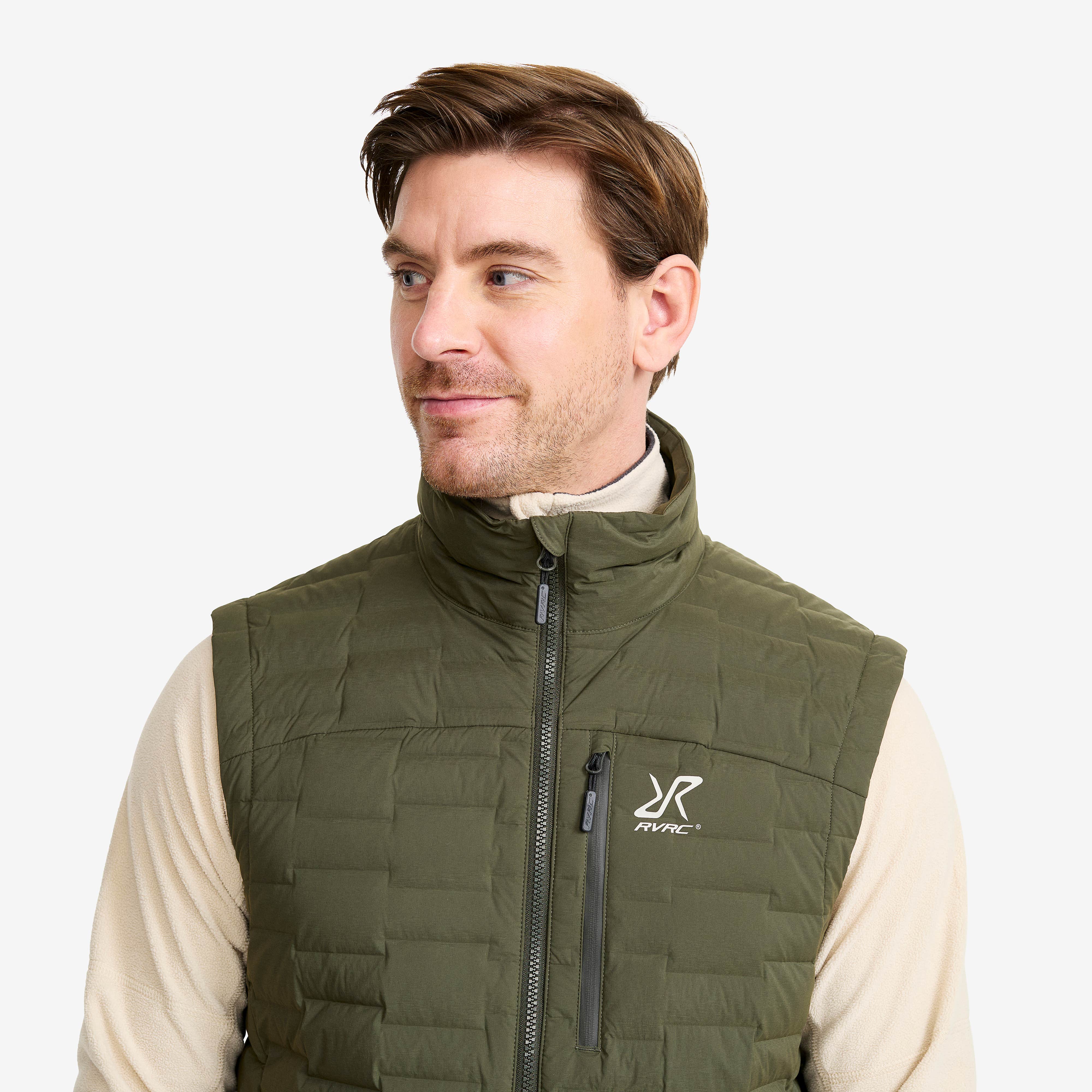 Flex Stretch Down Vest Herre Forest Night