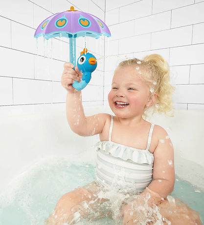 Yookidoo Bådeleget?j - Fill 'N' Rain Peacock Umbrella - Lilla