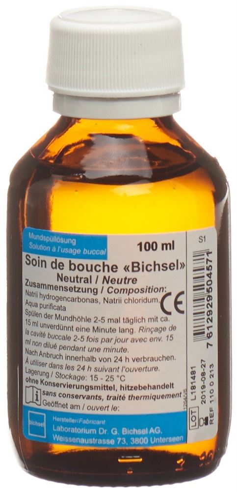 SOIN DE BOUCHE Bichsel aromafrei 100 ml