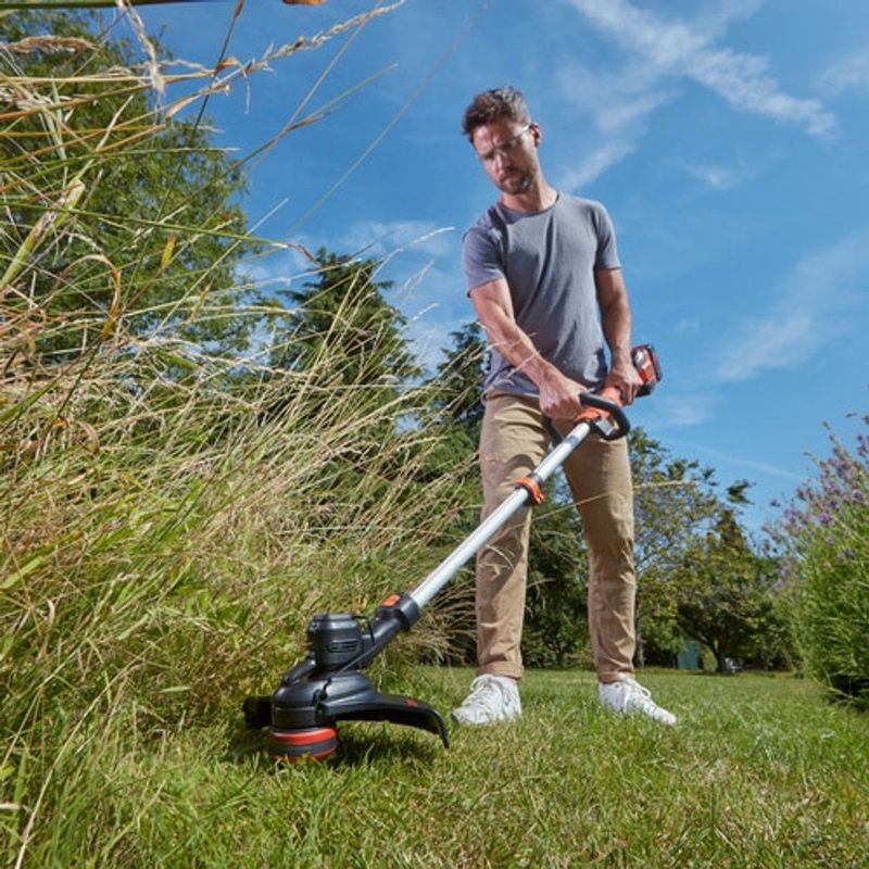 Black & Decker - PowerCommand Pivotant - Grastrimmer - Oranje - Accu 36 V - Ø 33 cm