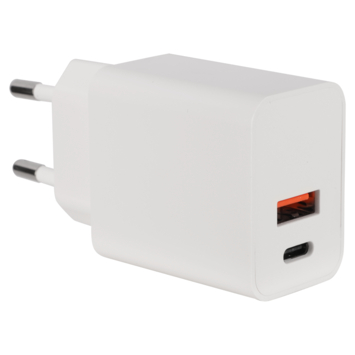 Q-Link oplader 2 poorten PD20W/QC18W wit