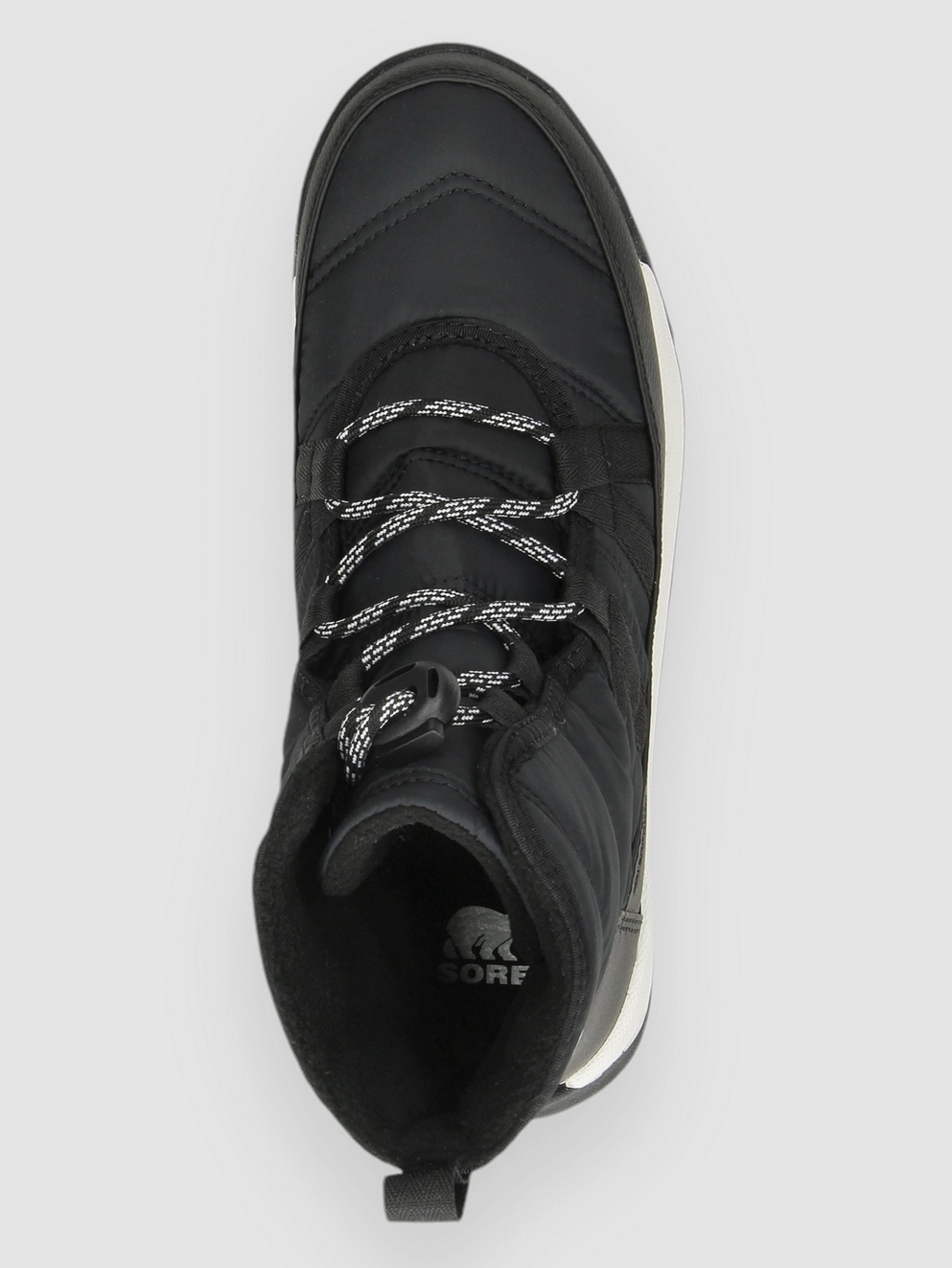 Sorel Whitney II Plus Lace Wp Kids Winter Shoes black/ sea salt