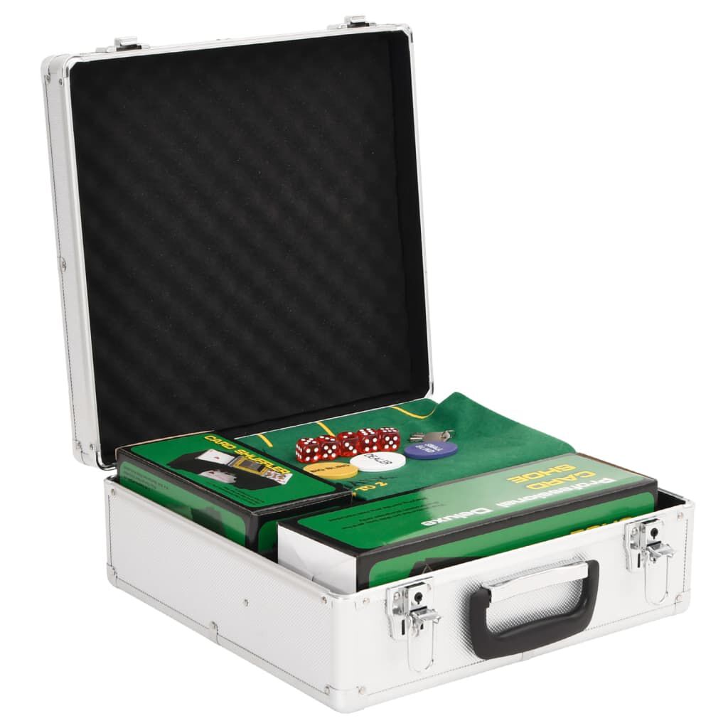 vidaXL Pokerchipset, 600 stuks, 11,5 g