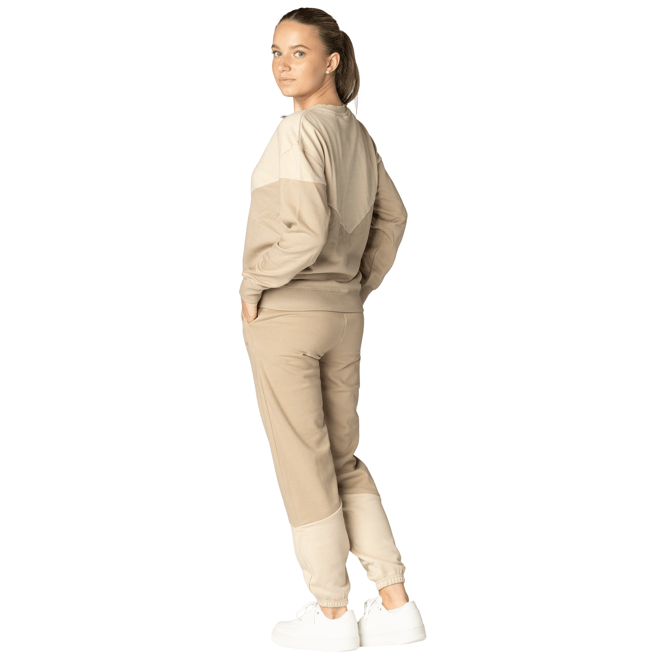Johaug Cozy Block Crew - Fritid og bomull
