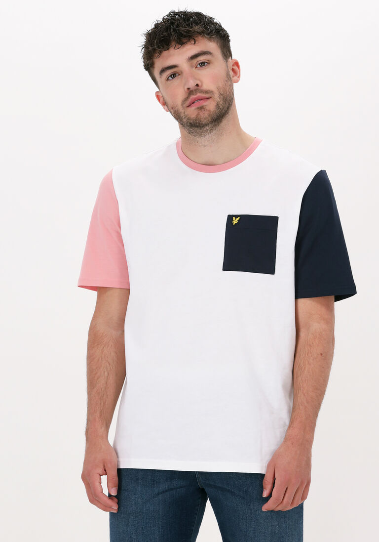 LYLE & SCOTT gebroken wit lyle & scott t-shirt contrast t-shirt
