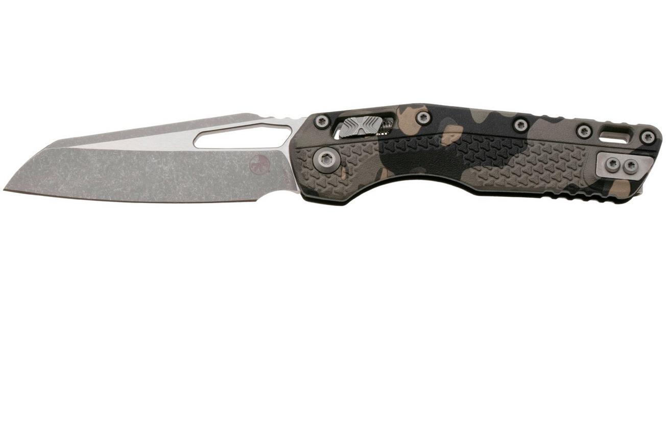 Microtech MSI Standard Issue 210T-10APPMTC, Apocalyptic Stonewashed M390MK, Tactical Camo Tri-Grip Polymer zakmes