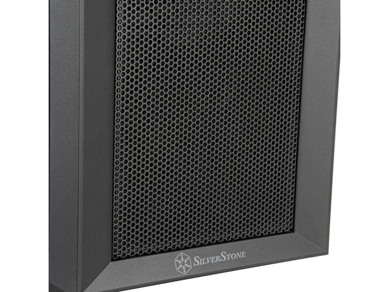 SilverStone PC-Gehäuse Fara 313 Kompaktes Micro-ATX-Tower-Gehäuse mit voller Kompatibilität in Bezug auf Speicherlaufwerke
