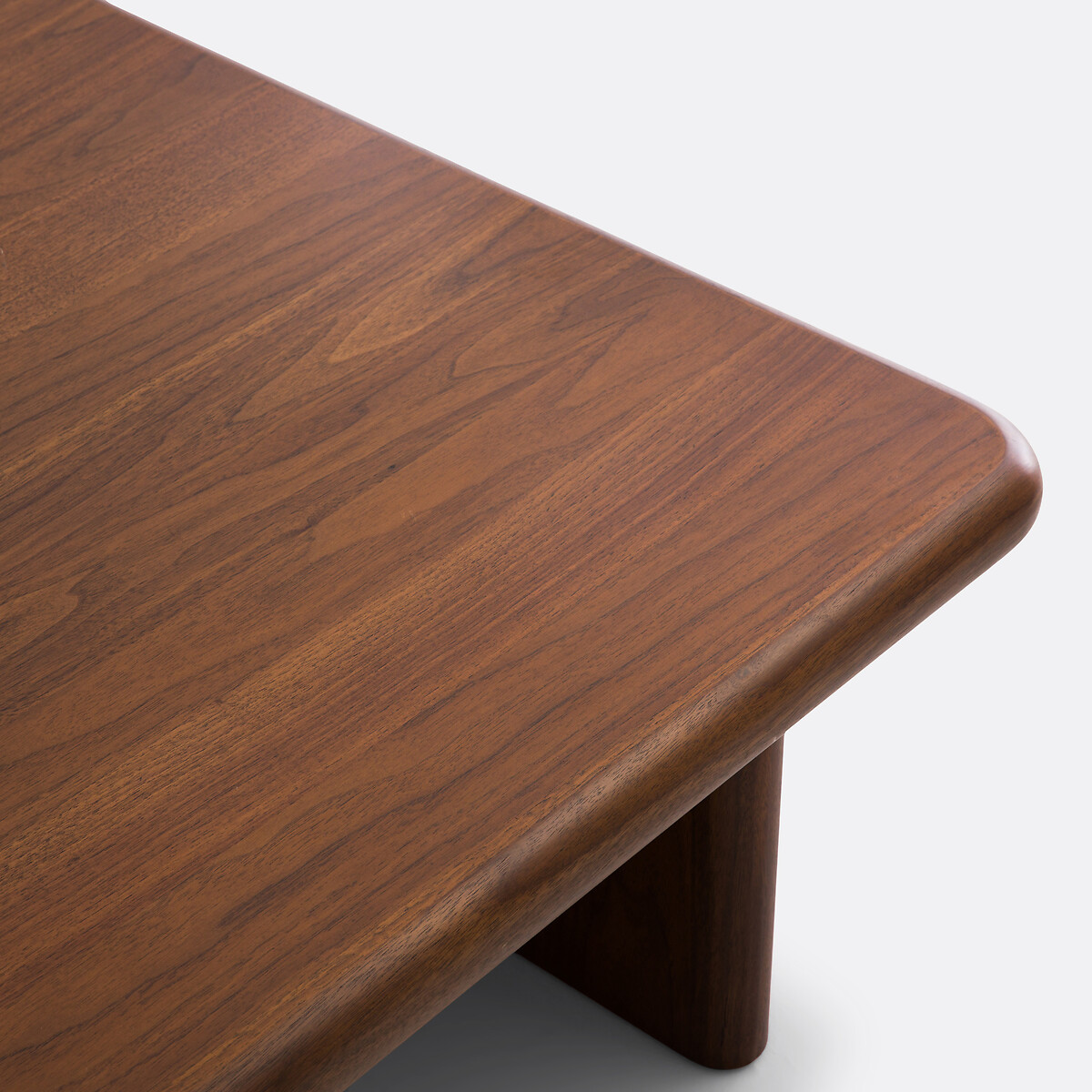 LA REDOUTE INTERIEURS<br>Mesa de centro de nogueira, Curva
