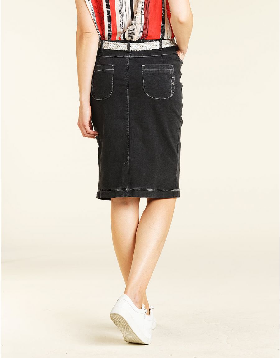 Jupe en jean noir