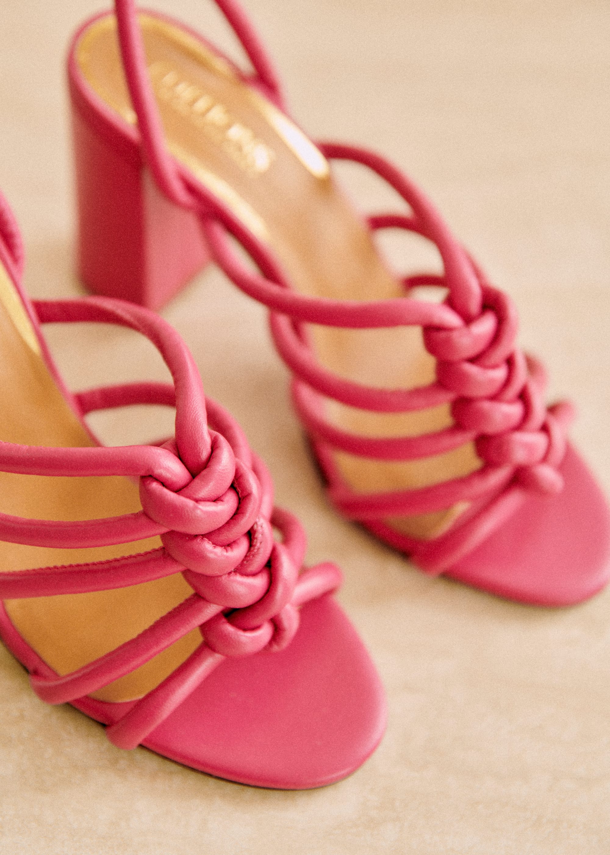 Sandales High Déborah - Rose vif lisse - SOULIERS/SOULIERS Sandales 5906211