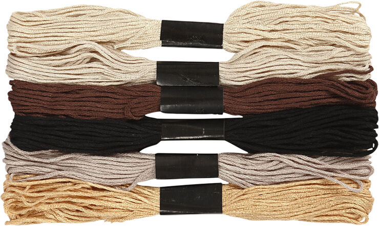 Creativ Company Harmoni Broderigarn, tykkelse 1 mm.