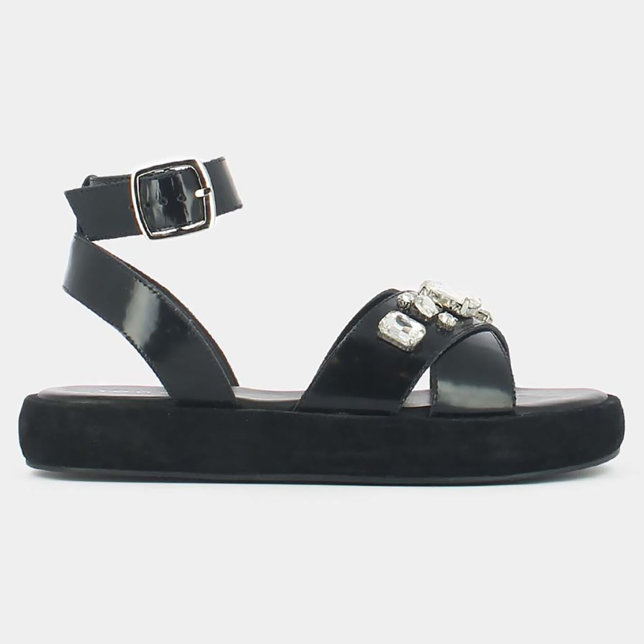 Jonak Sandales en Cuir World noires