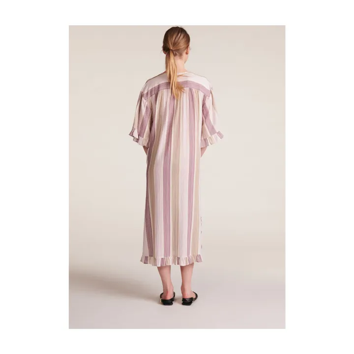 BELLEPIECE Robe Lourdes Rayures | Violet