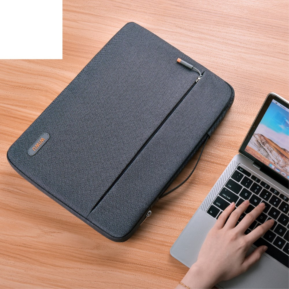 Samsung Galaxy Tab Active4 Pro Oxford Stoff Tasche Sleeve Spritzwasserfest - Schwarz