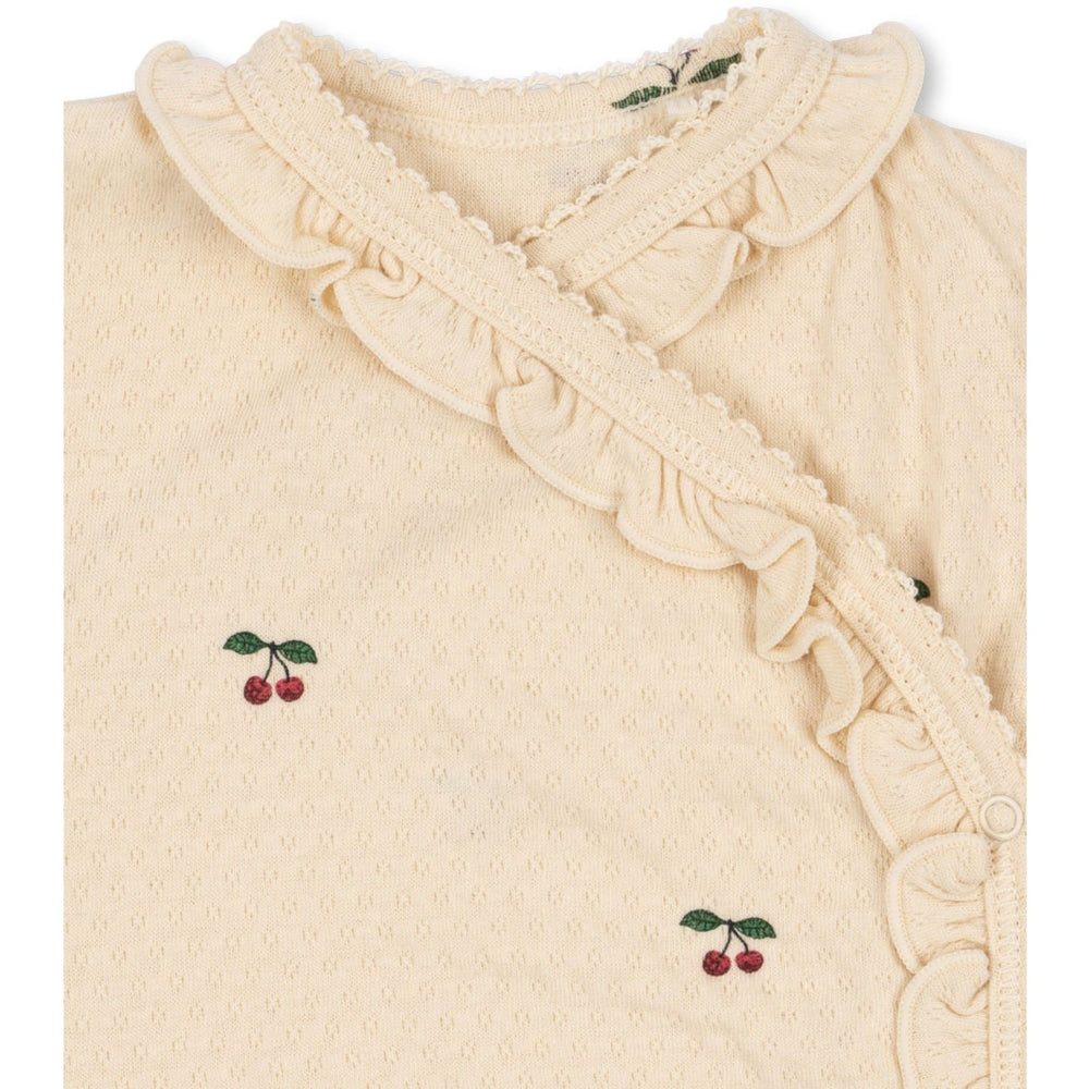 Køb Konges Sløjd Cherry Sui Newborn Flæse Body GOTS
