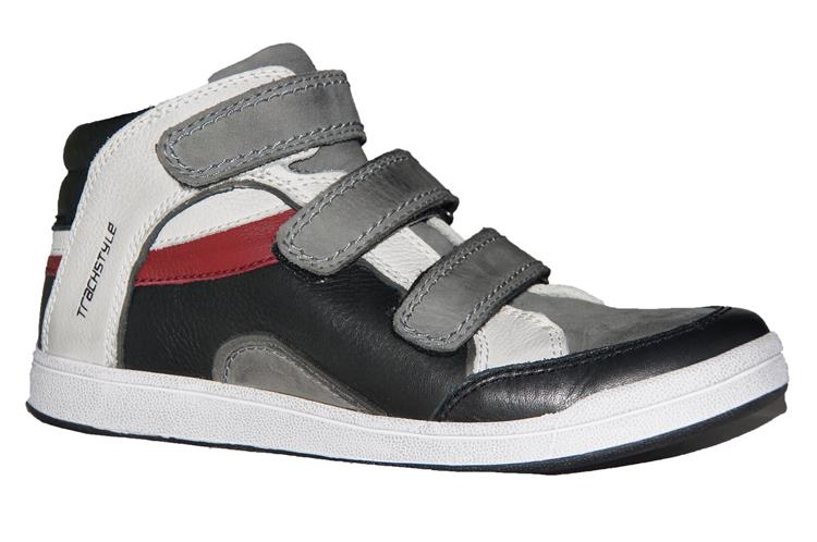 Track Style 0032798 Wijdte 3.5 Offwhite / D. Grijs / Rood ( 0589 )
