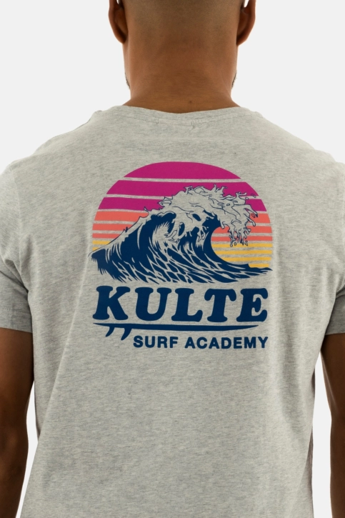 Tee shirt kulte wave heather grey