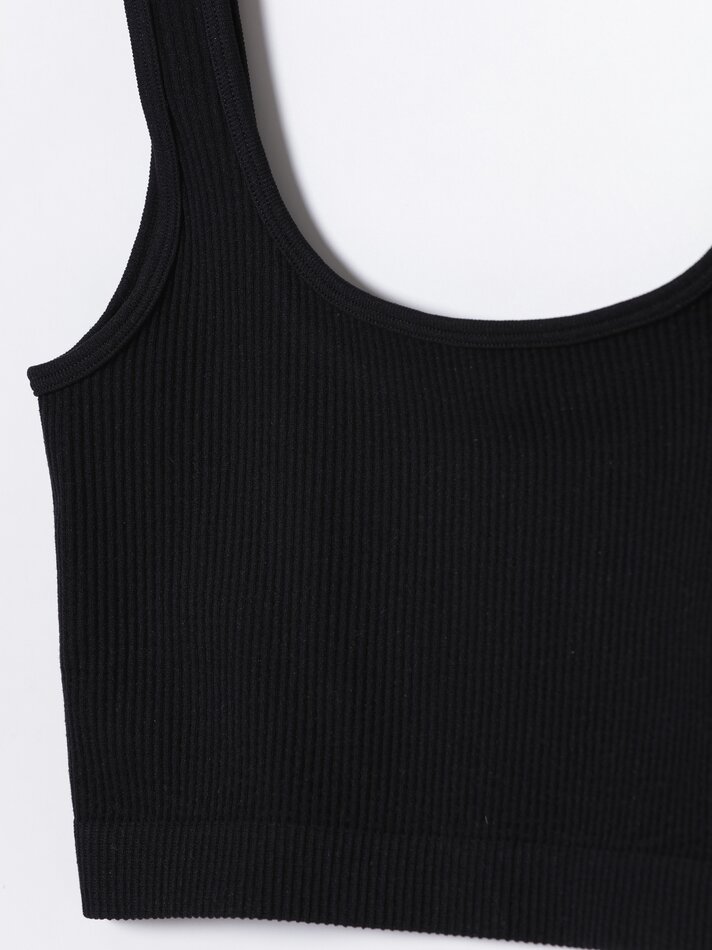 Top sem costura - Preto