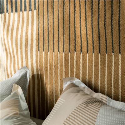 Tapis tissage jacquard géométrique