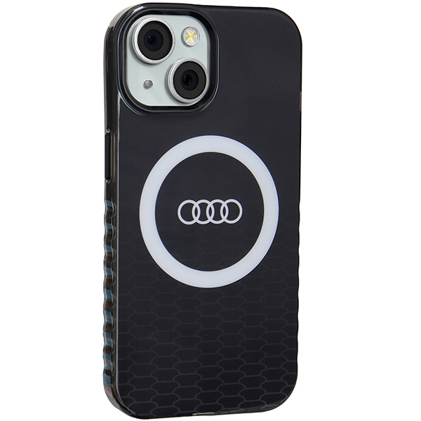 iPhone 15 MagSafe Hardcase Hülle (AU-IMLMIP15-Q5/D2-BK) - Schwarz