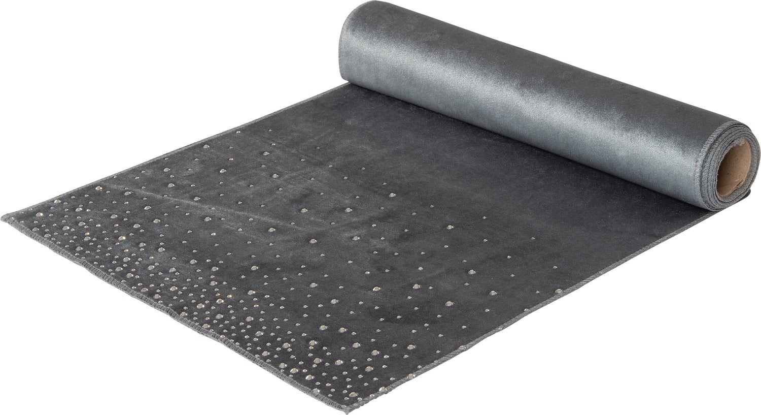 Intratuin tafelloper Strass grijs / zilver 180 x 35 cm
