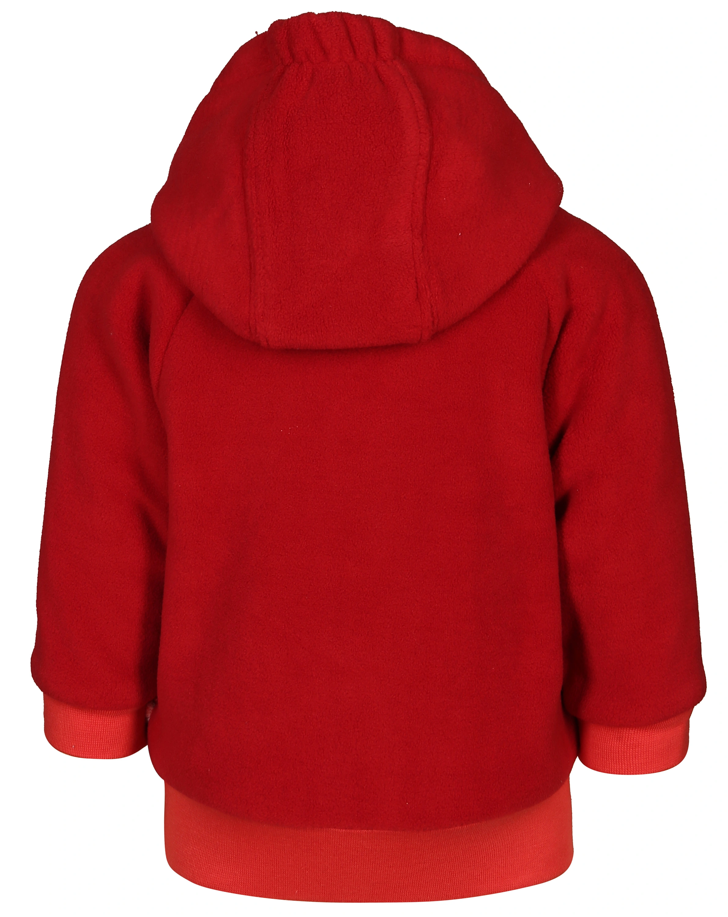 Fleecejacke FARM mit Kapuze in rot