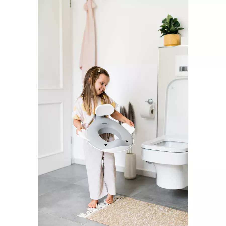 KINDSGUT Toilettenaufsatz Wal dunkelgrau