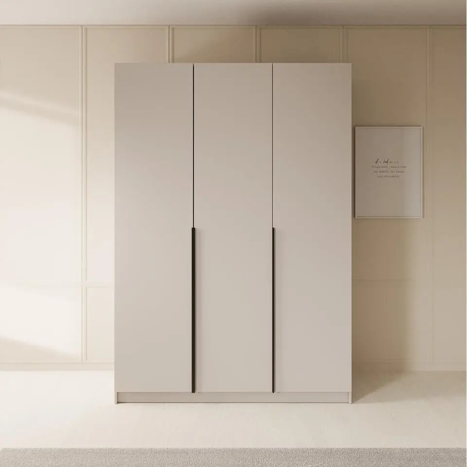 Meubella - Kledingkast Sabre - Beige - 150 cm