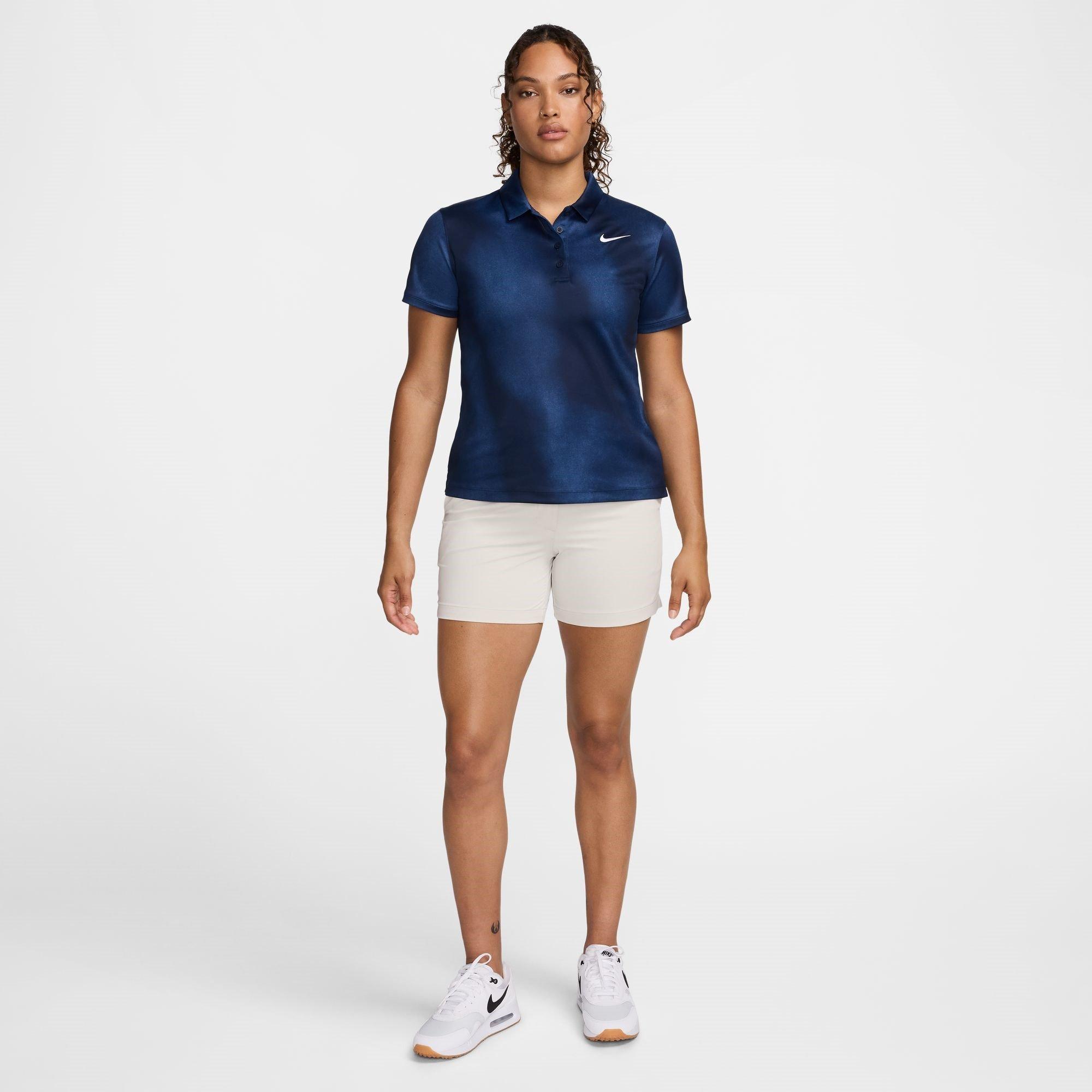 Nike Victory Short Sleeve Printed Golf Polo Womens